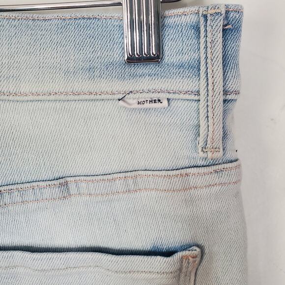 Mother The Insider Crop Step Fray High Rise Bootcut Jeans Sexico Mexico Size 28 - Picture 7 of 12